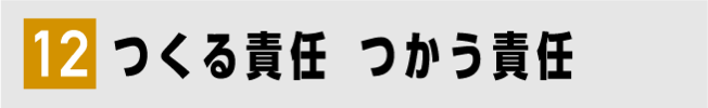 12 つくる責任 つかう責任